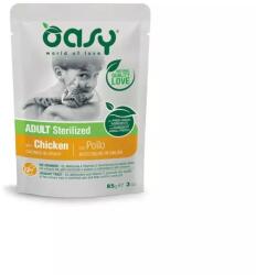 Oasy Cat Alutasakos Chunks in Gravy Adult Sterilized Chicken 85g - grandopet