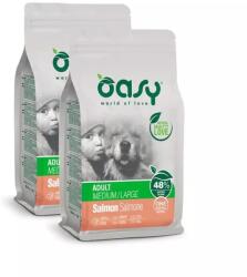 Oasy Dog OAP Adult Medium/Large Salmon 2x2, 5kg