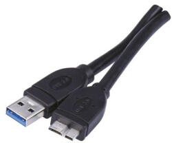 EMOS Adat- és töltő csatlakozó kábel USB-A 3.0 / micro USB-B 3.0, 1 m, fekete (SB7801) - lumenet