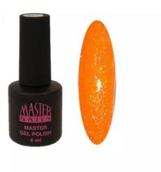Master Nails Master Nails Zselé lakk 6ml -178 Csillámos neon mandarin