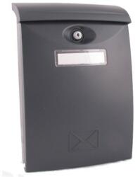 JKH Postaláda álló BÜKK (25x34cm) műanyag szürke, névtartóval (3490232)