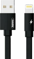 REMAX Kerolla Series RC-094I USB-A apa - Lightning apa 2.0 Adat és töltőkábel - Fekete (2m) (RC-094I 2M BLACK)