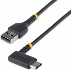 StarTech R2ACR-1M-USB-CABLE USB-A apa - USB-C apa 2.0 A adat és töltő kábel - Fekete (1m) (R2ACR-1M-USB-CABLE)