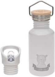 Lassig Sticlă metalică Lassig - Adventure Bear, 500 ml, gri (1210026200)