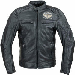 Motoros bőrkabát W-TEC Black Heart Wings Leather Jacket fekete 4XL (22846-4XL)