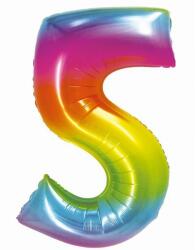 Godan Szivárvány színű, számos fólia lufi, 76 cm - 5 (CH-STC5) - jatekbolt