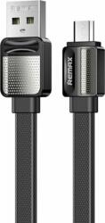 REMAX Platinum Pro Series RC-154M USB-A apa - Micro USB apa 2.0 Adat és töltőkábel - Fekete (1m) (RC-154M BLACK)