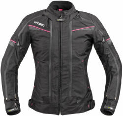Női motoros kabát W-TEC Progair Lady fekete-rózsaszín M (21811-M)