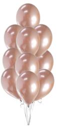 Godan Beauty & Charm: Rózsaszín arany színű lufi - 10 db, 30 cm (CB-1MRZ) - jateknet