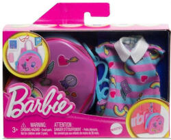 Mattel Barbie - Rózsaszín hátizsák csíkos ruhával (HJT42_HJT44)