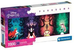 Clementoni 39772 High Quality Collection Panoráma puzzle - Disney Princess: Disney hercegnők és gonoszok (1000 db) (39722)