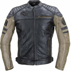 Bőr motoros kabát W-TEC Kostec fekete 4XL (22153-4XL)