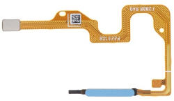 Huawei Honor X7a ujjlenyomat érzékelős flex kábel, átvezető fólia, kék (gyári)