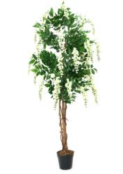 EUROPALMS Wisteria mesterséges növény fehér 180cm (82507106)