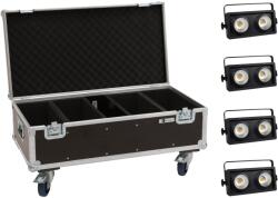 EUROLITE Set 4x Audience Blinder 2x100W LED COB WW + Case (20000813)