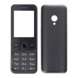 Nokia 150 (2020) előlap, akkufedél, középső keret billentyűzettel fekete, gyári