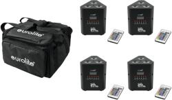 EUROLITE Set 4x AKKU TL-3 QuickDMX + Soft Bag (20000398)