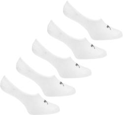 Slazenger Мъжки чорапи Slazenger Invisible 5 Pack Trainer Socks Mens - White