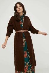 Answear Lab cardigan de lana femei, culoarea maro, BMYY-SWD0LY_88X
