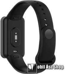 Okosóra szíj - szilikon - FEKETE - 117mm + 102mm hosszú - Xiaomi Redmi Smart Band Pro