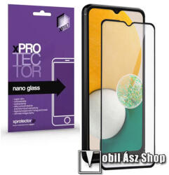 XPRO SAMSUNG Galaxy A13 5G (SM-A136U/U1), Xpro Nano Glass flexibilis üvegfólia, 9H, Full cover, Fekete