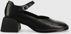 Vagabond Shoemakers bőr flip-flop Ansie fekete, magassarkú - fekete Női 40