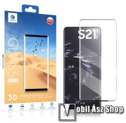 Mocolo SAMSUNG Galaxy S21 Ultra 5G (SM-G998B/SM-G998B/DS), MOCOLO üvegfólia, Full cover, 0, 33mm, 9H, Fekete