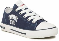 Tommy Hilfiger Teniși Tommy Hilfiger Varisty Low Cut Lace-Up Sneaker T3X9-32833-0890 M Blue 800