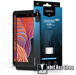 MyScreen SAMSUNG Galaxy Xcover 5 (SM-G525F/DS), MYSCREEN DIAMOND GLASS LITE EDGE üvegfólia, 9H, Full, Fekete