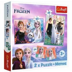 Trefl Jégvarázs 2 puzzle és memóriajáték - Hercegnők a földjükön