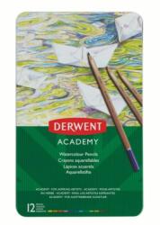 Derwent fémdobozos akvarell 12db-os vegyes színű színes ceruza (2301941)