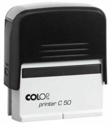 Colop Bélyegző C50 Printer Colop fekete ház/piros párna (MEN-OR-50086)