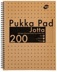 Pukka Pad Kraft Jotta Recycle A4 200 oldalas vonalas spirálfüzet (A15548081)