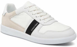 Calvin Klein Sneakers Calvin Klein Low Top Lace Up Mix HM0HM00491 Triple White 01S Bărbați