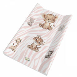  Babastar merev pelenkázó lap 50*80 cm - rózsaszín szafari