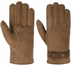 Stetson Lambfur & Deerskin Gloves - Brown - L