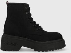 Tommy Hilfiger bokacsizma LACE UP FESTIV BOOTS fekete, női, EN0EN02133 - fekete Női 38