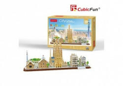 CubicFun 3D puzzle City Line Barcelona (CUBICFMC256)