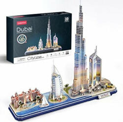 CubicFun 3D puzzle City Line Dubai LED-es (CUBICF05232)