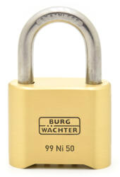 Burg Wachter Burg Wachter-No 99 Ni 50 SB rozsdamentes biztonsági számzáras lakat (ETR-BW37661)