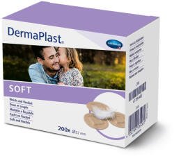 HARTMANN DermaPlast® SOFT sebtapasz, kerek (200db) (5353822)