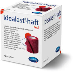 HARTMANN Idealast®-haft öntapadó kompressziós pólya piros (6cmx4m; 1 db) (9310960)