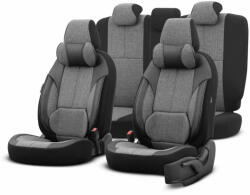Seat Altea XL OTOM univerzális üléshuzat szett VOYAGER 102 FEKETE SZÜRKE 3-ZIP PRÉMIUM (4243061)