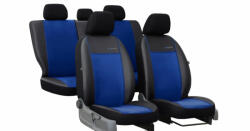 VOLKSWAGEN Passat (B3, B4, B5, B6) Univerzális Üléshuzat Exclusive Alcantara hasított bőr kék színben (4996331)