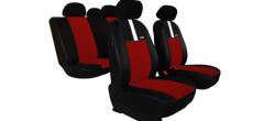 Seat Cordoba (I, II, III) Univerzális Üléshuzat GT8 prémium Alcantara és Eco bőr kombináció piros fekete színben (5406689)