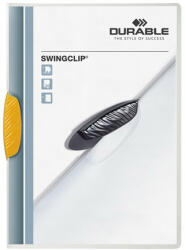 DURABLE Clip-mappa Durable Swingclip A/4 30 lapig sárga (226004) - papir-bolt