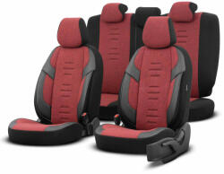 Seat Altea XL OTOM univerzális üléshuzat szett THRONE 103 RED 3-ZIP PRÉMIUM (4957339)
