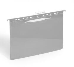 DURABLE Gyorsfűző PVC Durable A/4 lefűzhető 200 mic. szürke (256010) - papir-bolt
