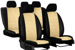 Seat Cordoba (I, II, III) Univerzális Üléshuzat Forced Eco bőr bézs színben vízszintes varrással (2008893)