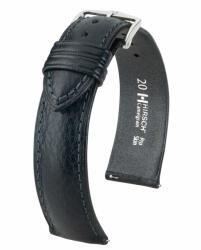 Hirsch Camelgrain Fekete óraszíj - 18mm / L -120/80mm